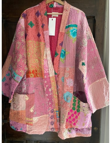 Kimono patchwork Brodé Unique Rose Clairel 103 acheter