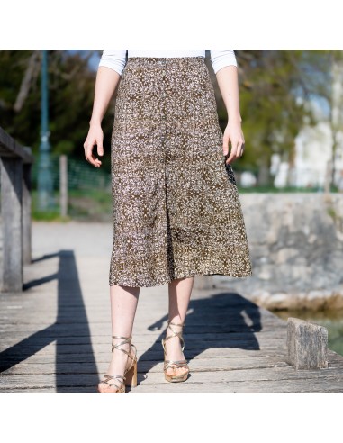 Jupe patineuse boutonnée - Athénaïs ouvre sa boutique