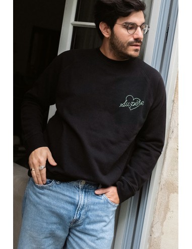 Sweatshirt Su-Père Black basket pas cher