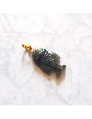 Charms Lucky Fish - Labradorite offre 