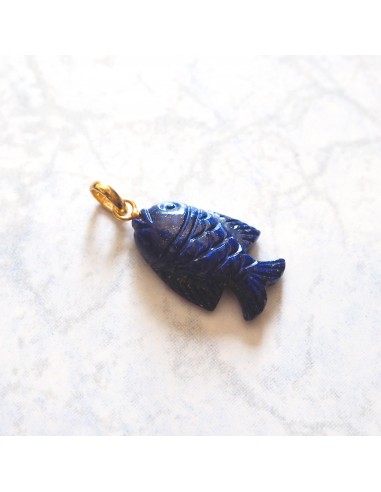 Charms Lucky Fish - Lapis Lazuli à prix réduit toute l'année