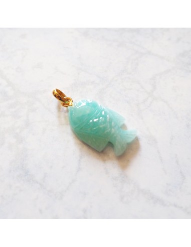 Charms Lucky Fish - Amazonite acheter en ligne