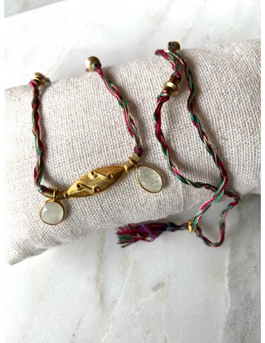 Collier Luna En Double Pierre (Aigue-Marine) chez Cornerstreet bien 